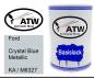 Preview: Ford, Crystal Blue Metallic, KA / M6327: 500ml Lackdose, von ATW Autoteile West.